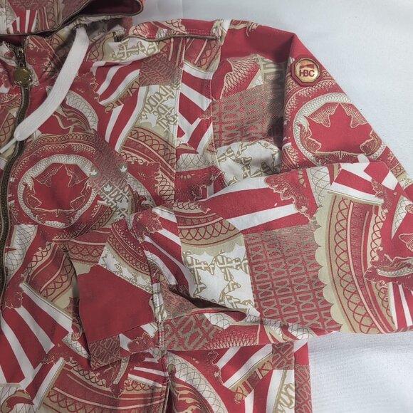 HBC Hudson's Bay Olympics Team Canada Full Zip Hoodie Sweater M Red Beijing 2008 - Picture 4 of 16